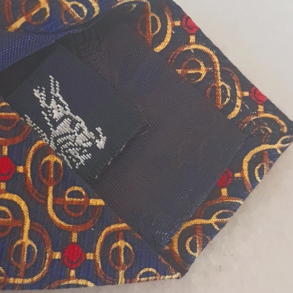 Burberrys Of London Mens Vintage Silk Tie - Picture 4 of 6